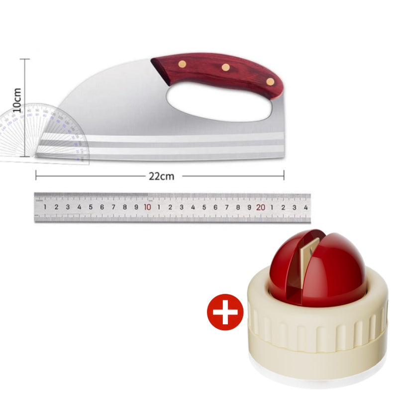 Ergonomic kitchen knife β front-handle design, effortlessly cuts vegetables and meat. A thoughtful gift for home cooks. π
πͺ