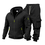 Winter Fleece-Lined Tracksuit Set