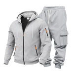 Winter Fleece-Lined Tracksuit Set