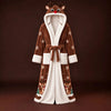 Plush Hooded Lounge Robe
