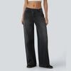 Low Waist Loose Fit Wide Leg Denim Jeans