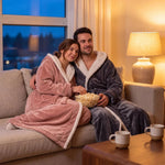 Plush Hooded Lounge Robe