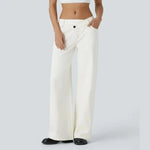 Low Waist Loose Fit Wide Leg Denim Jeans