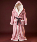 Plush Hooded Lounge Robe