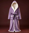 Plush Hooded Lounge Robe