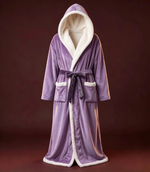 Plush Hooded Lounge Robe