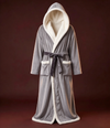 Plush Hooded Lounge Robe