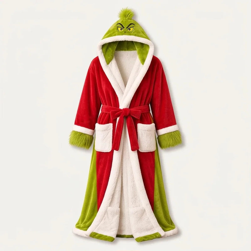 Plush Hooded Lounge Robe