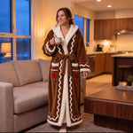 Plush Hooded Lounge Robe