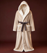 Plush Hooded Lounge Robe