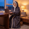 Plush Hooded Lounge Robe