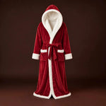 Plush Hooded Lounge Robe
