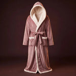 Plush Hooded Lounge Robe