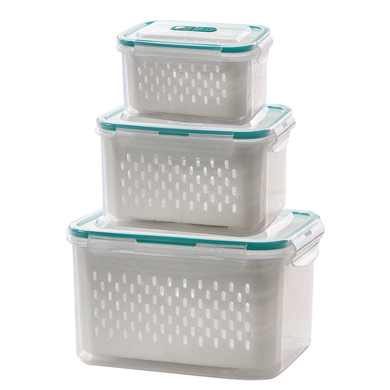 🔥Summer Hot Sale 49％ OFF💝2 in 1 Draining Fresh-Keep Food Container