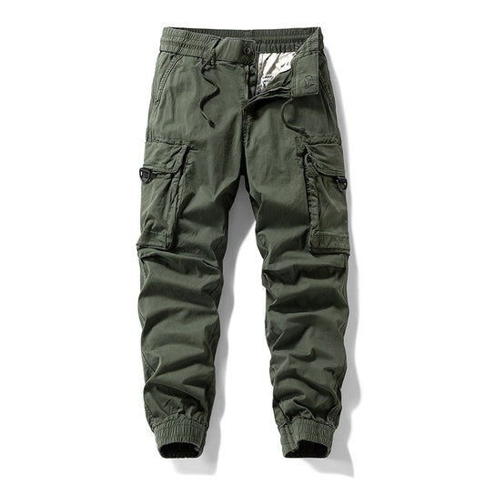 Men's Casual Cotton Cargo Jogger Pants